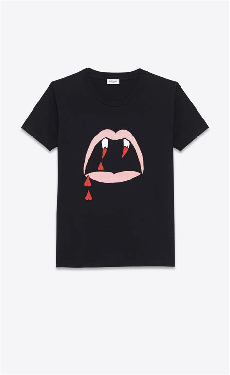 ysl blood luster t shirt replica|Saint Laurent 2017 Blood Luster T.